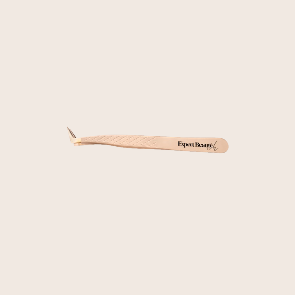 Pince droite pour extensions de cils
